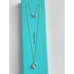 TIFFANY & Co. Eternal Circle Elsa Peretti  Necklace 19 Inch